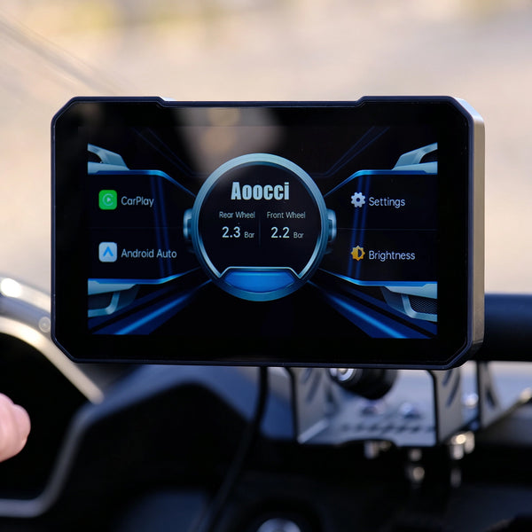 C3 Οθόνη Μοτοσικλέτας με Ασύρματο CarPlay & Android Auto