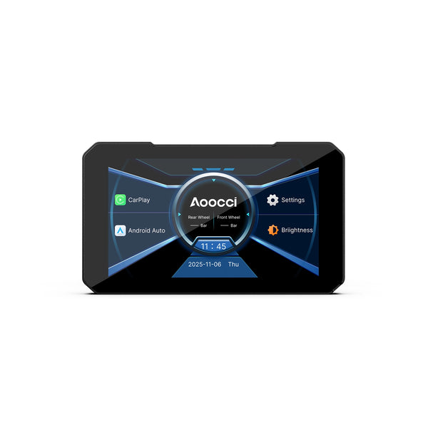 C3 Οθόνη Μοτοσικλέτας με Ασύρματο CarPlay & Android Auto